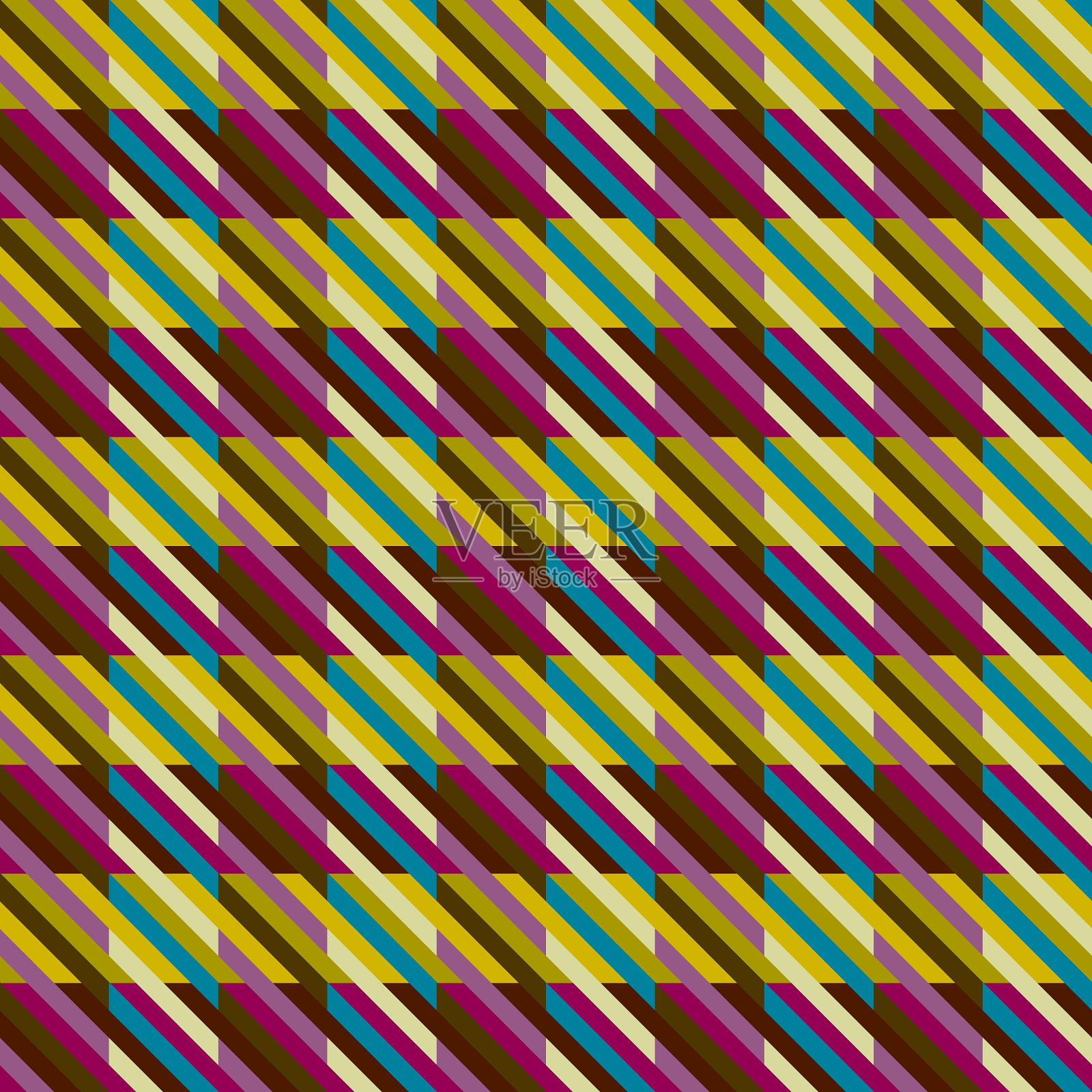 犬牙格纹。无缝的背景。矢量图像。插画图片素材