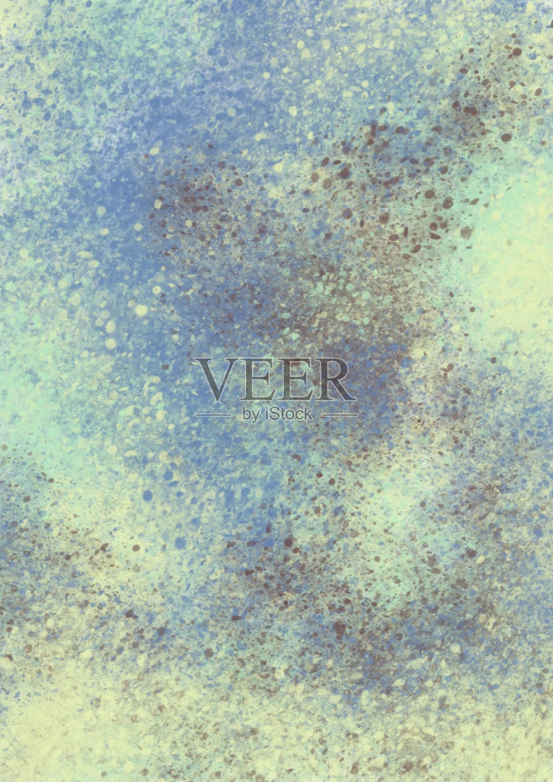 混合媒介抽象艺术插画图片素材