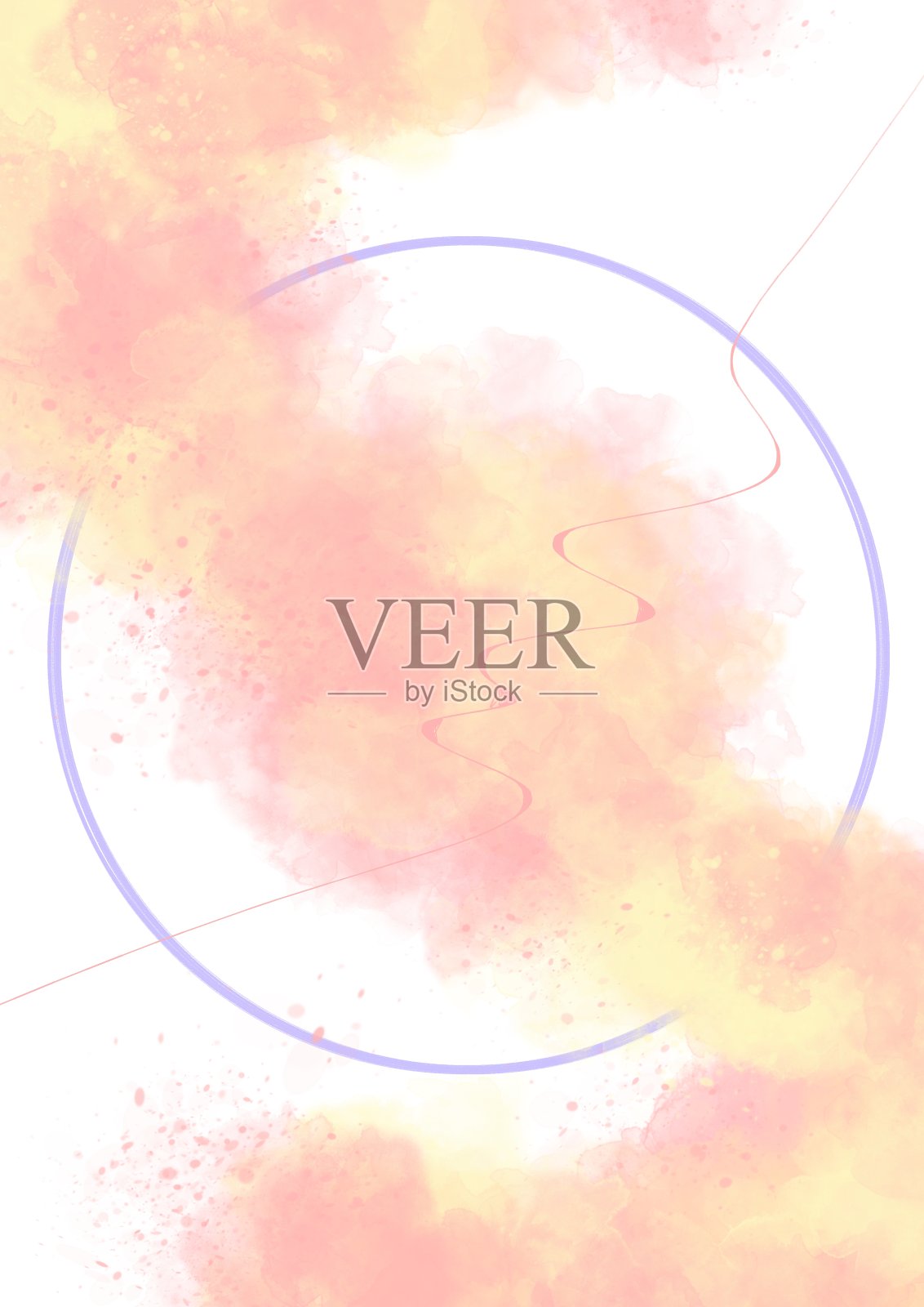 混合媒介抽象艺术插画图片素材