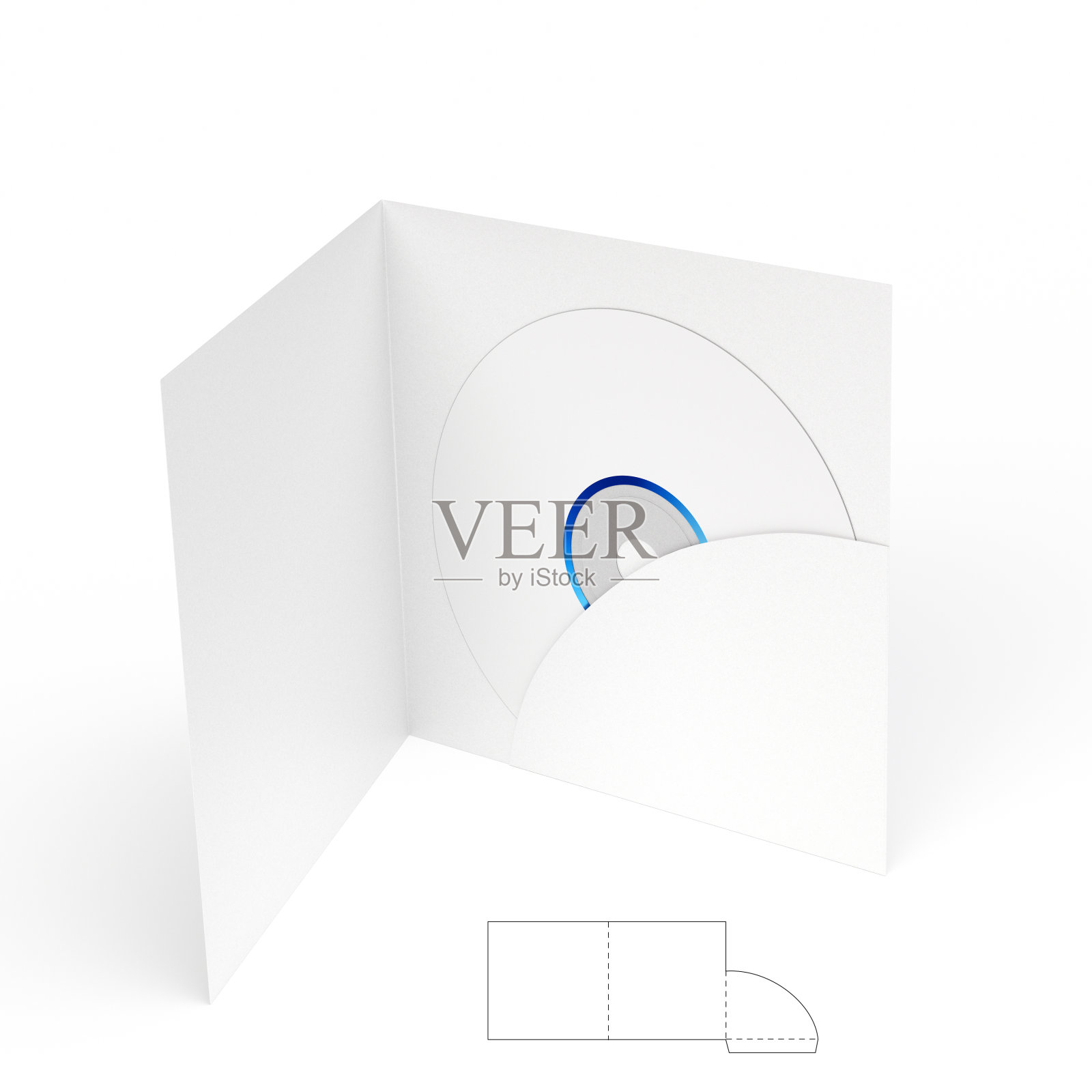 CD和DVD信封包照片摄影图片