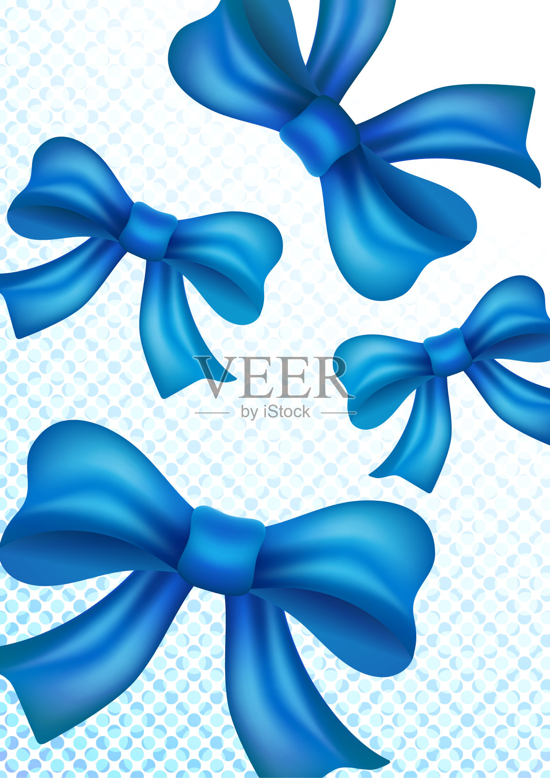 节日背景从现实的弓。向量插画图片素材