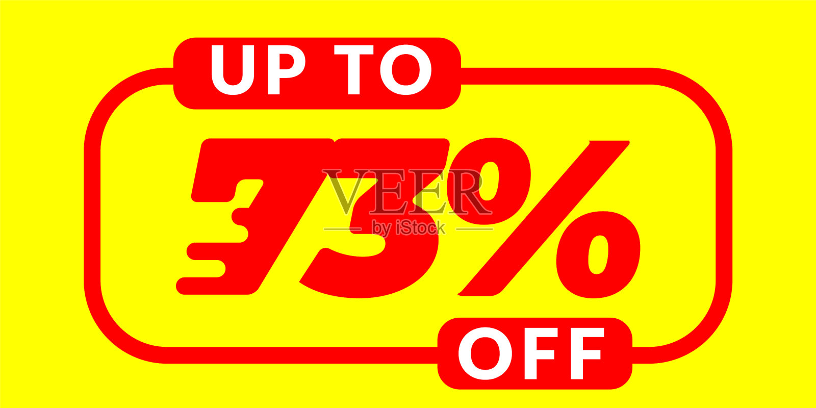 73打折横幅闪大超促销插画图片素材