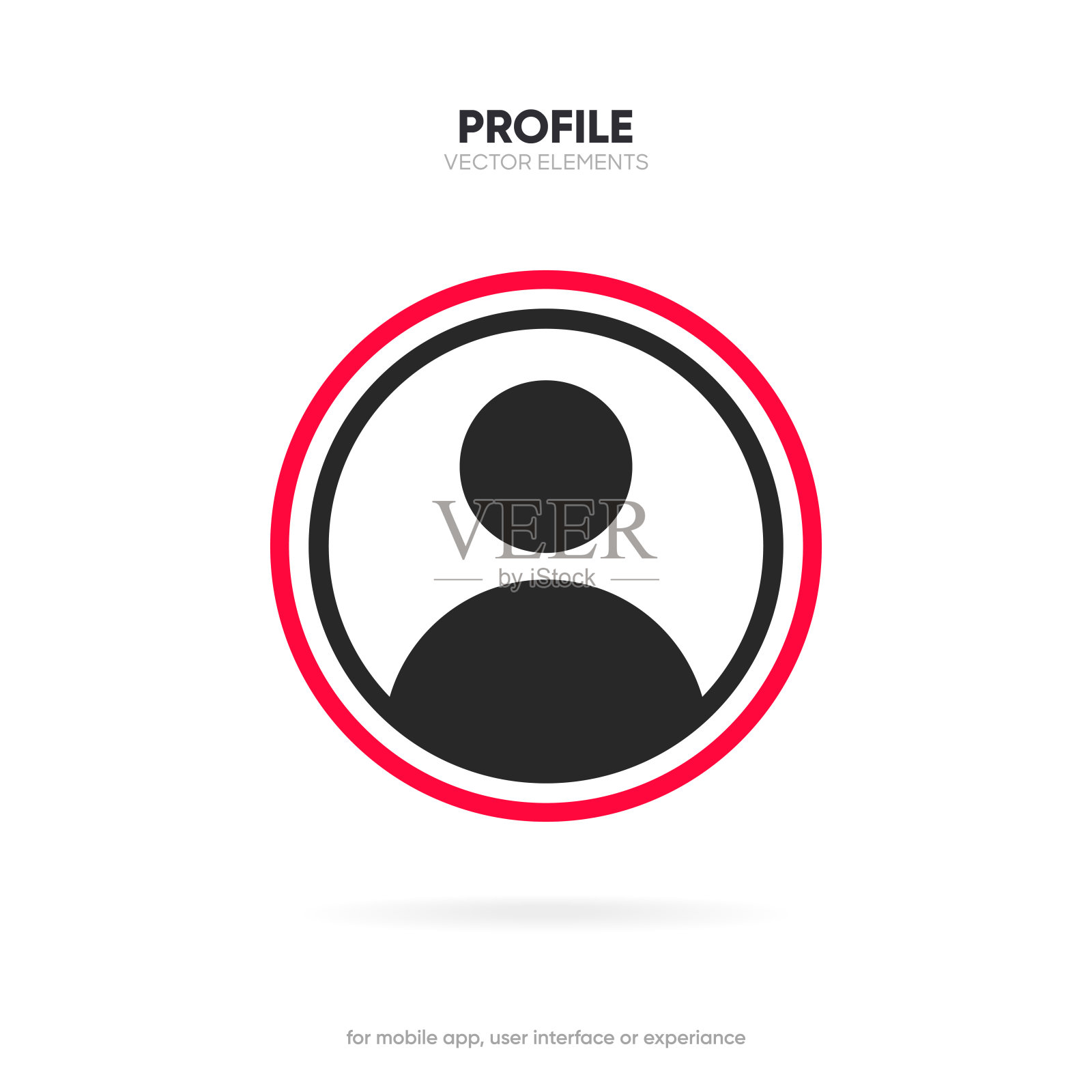 朋友，人，联系方式，个人资料，用户图标徽章符号。人，人，化身标志符号的网站移动应用程序UI UX。插画图片素材