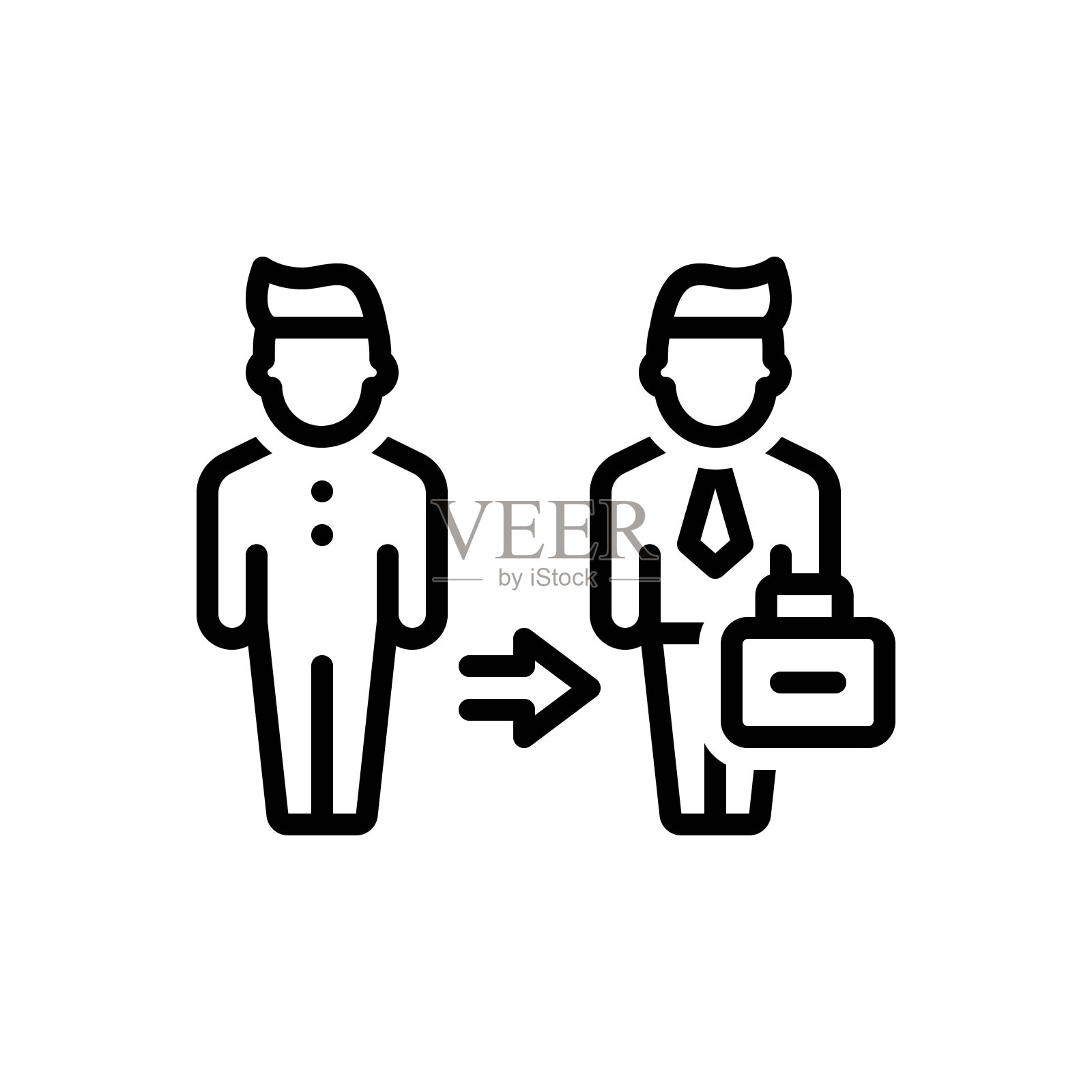 成为发生插画图片素材