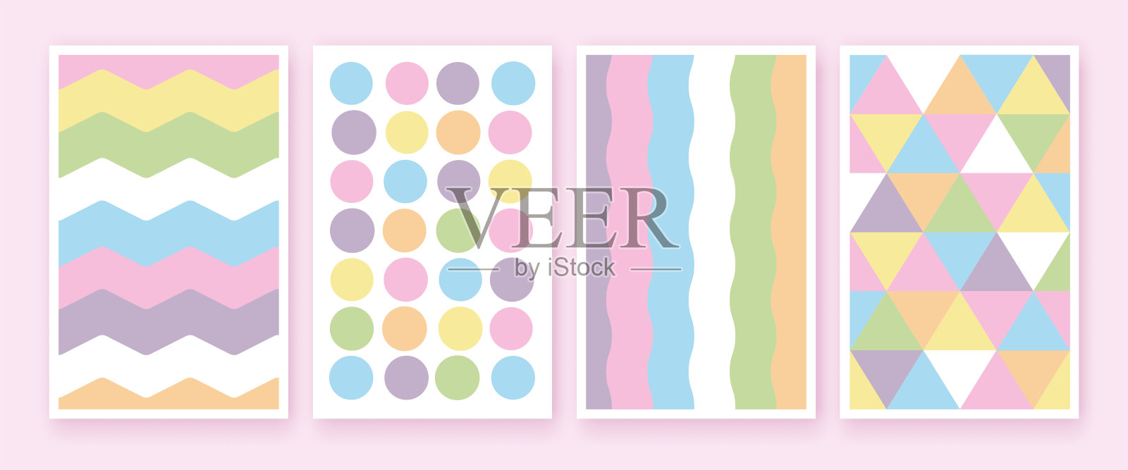 柔和的背景插画图片素材