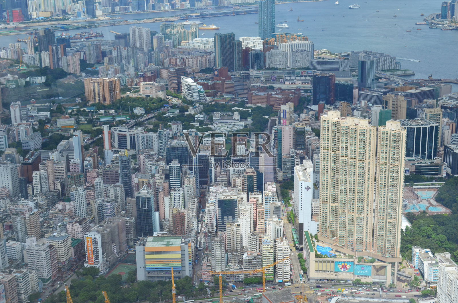 香港九龙的城市景观照片摄影图片