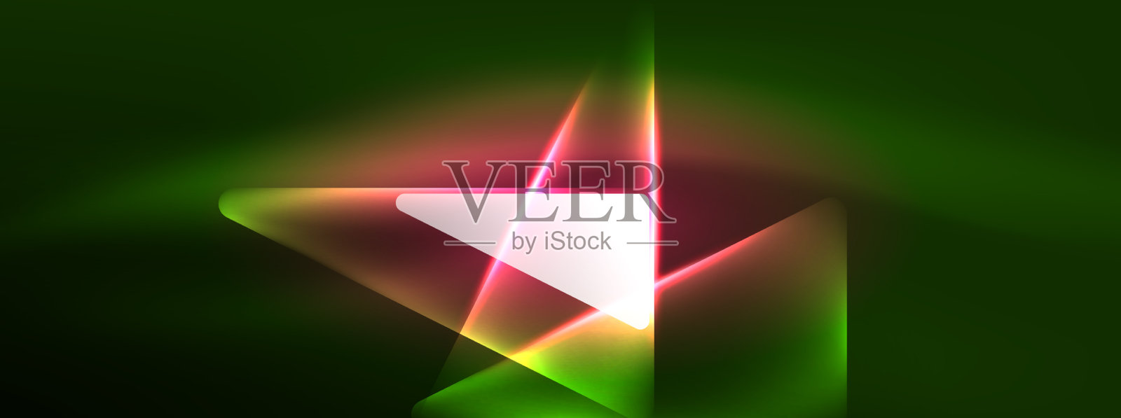 充满活力的几何霓虹灯闪亮线背景插画图片素材