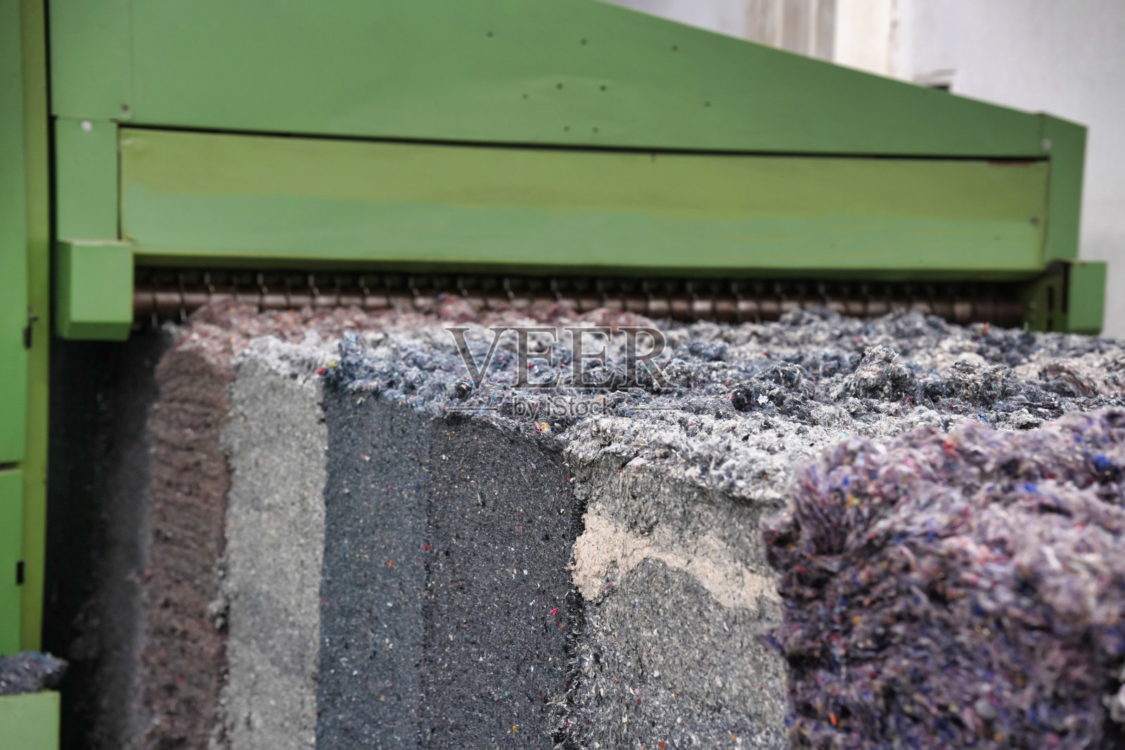 现代纺织工厂内的可持续和有机照片摄影图片