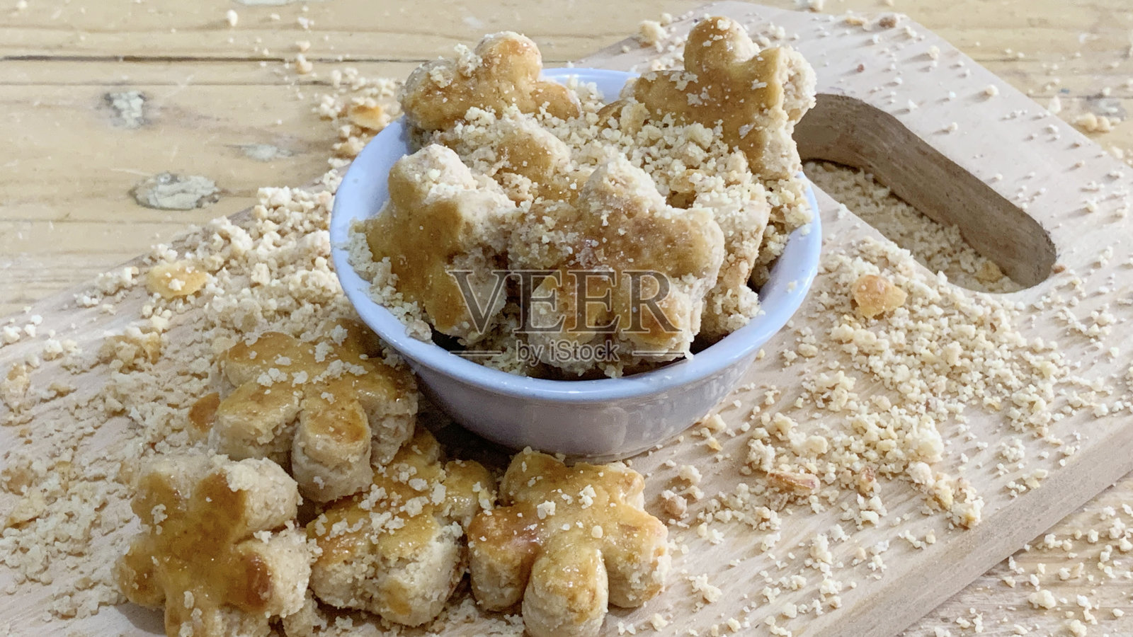 花生饼干照片摄影图片