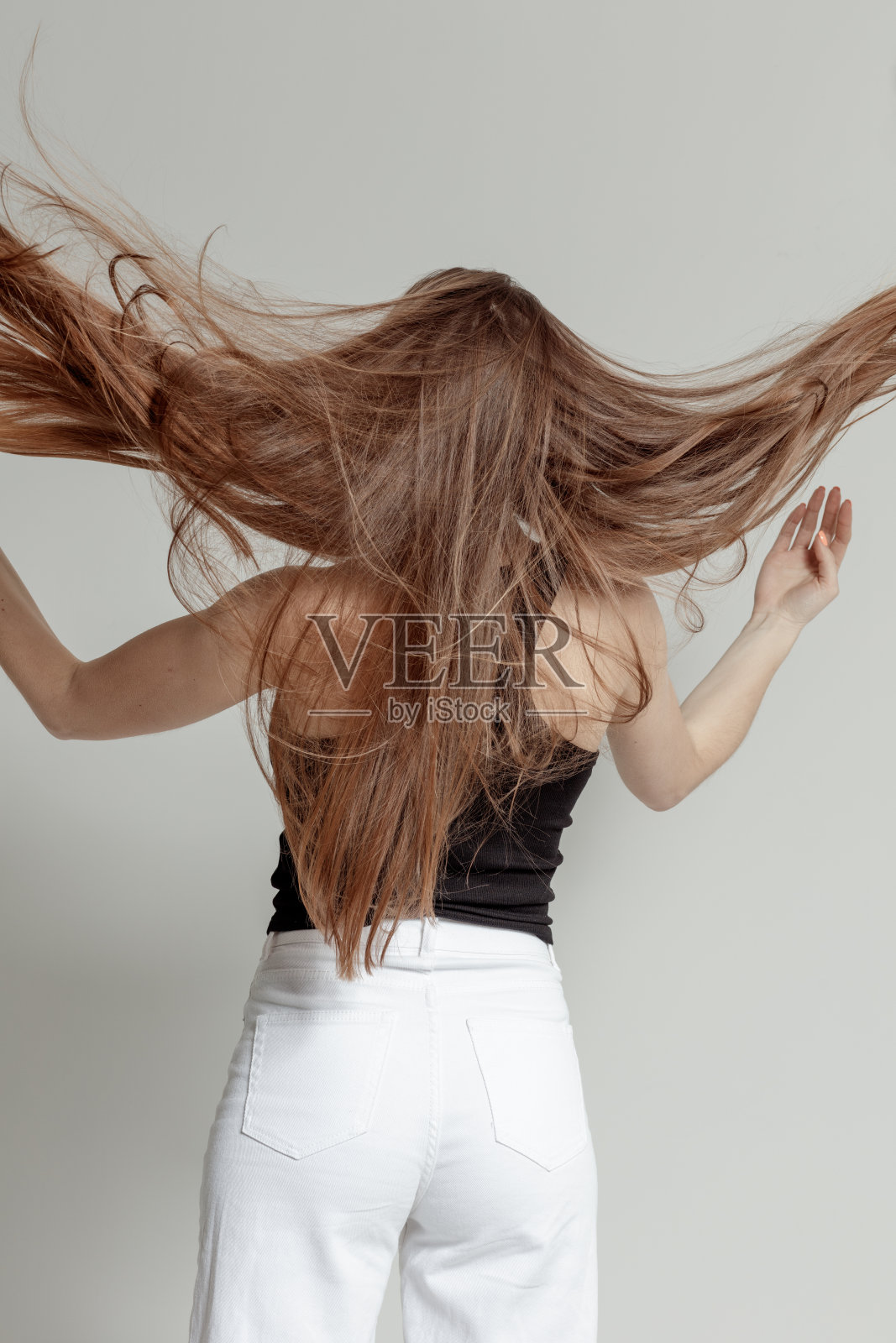 后面留长发照片摄影图片