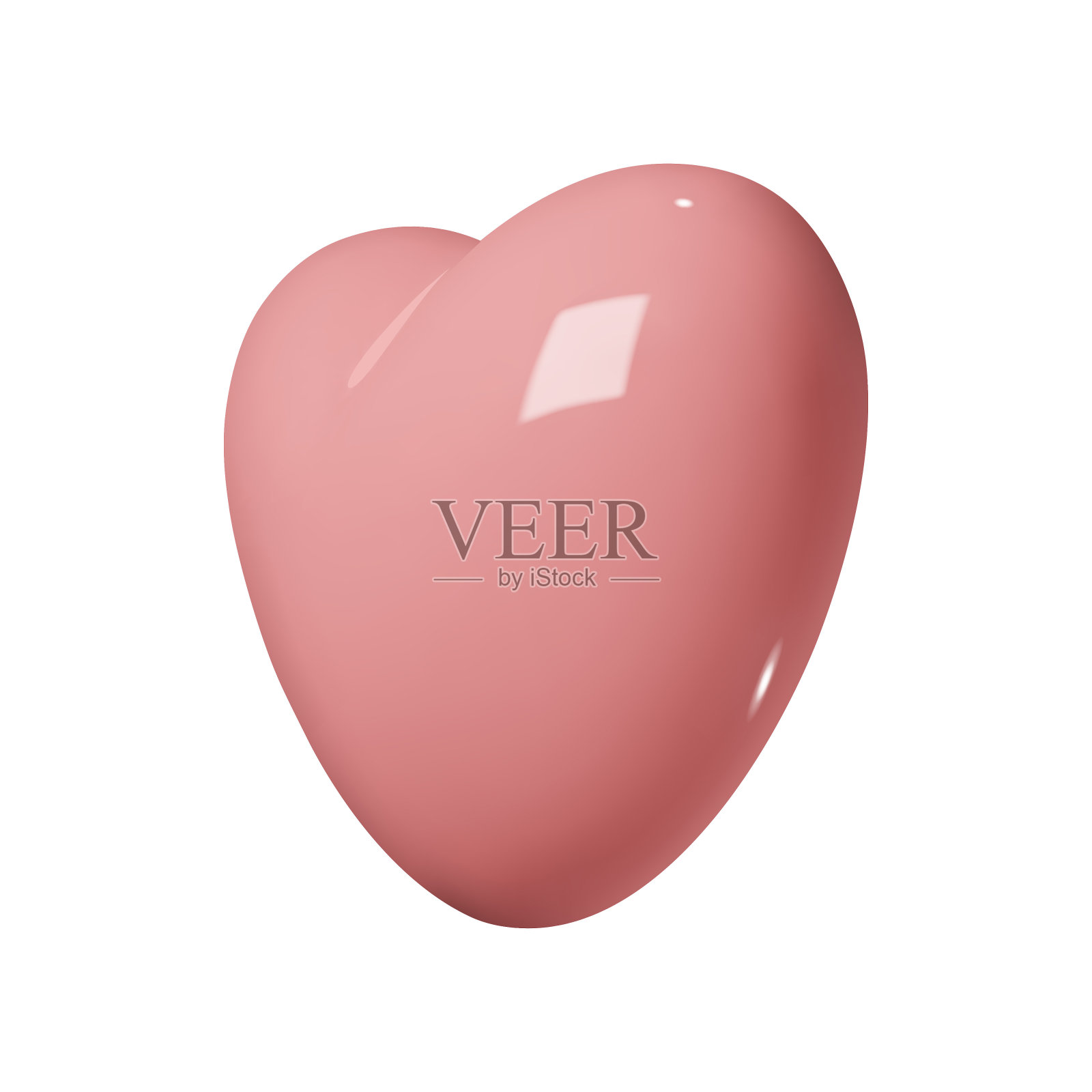 3D心脏图标插画图片素材