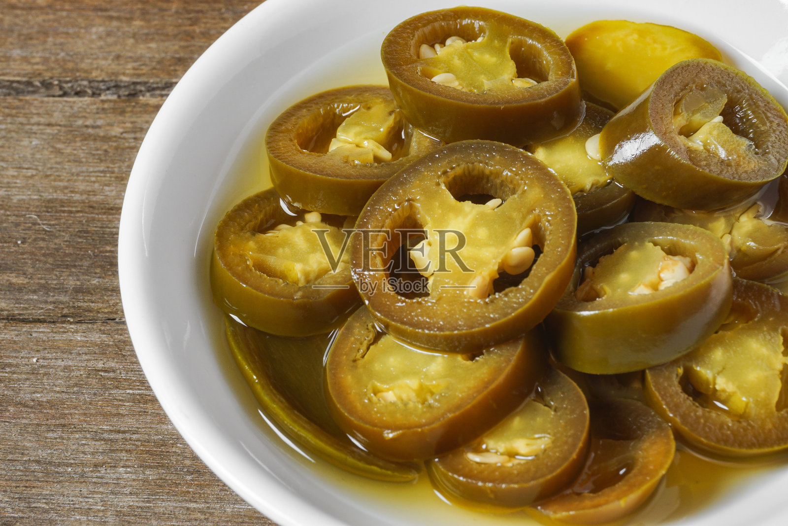 腌墨西哥胡椒照片摄影图片