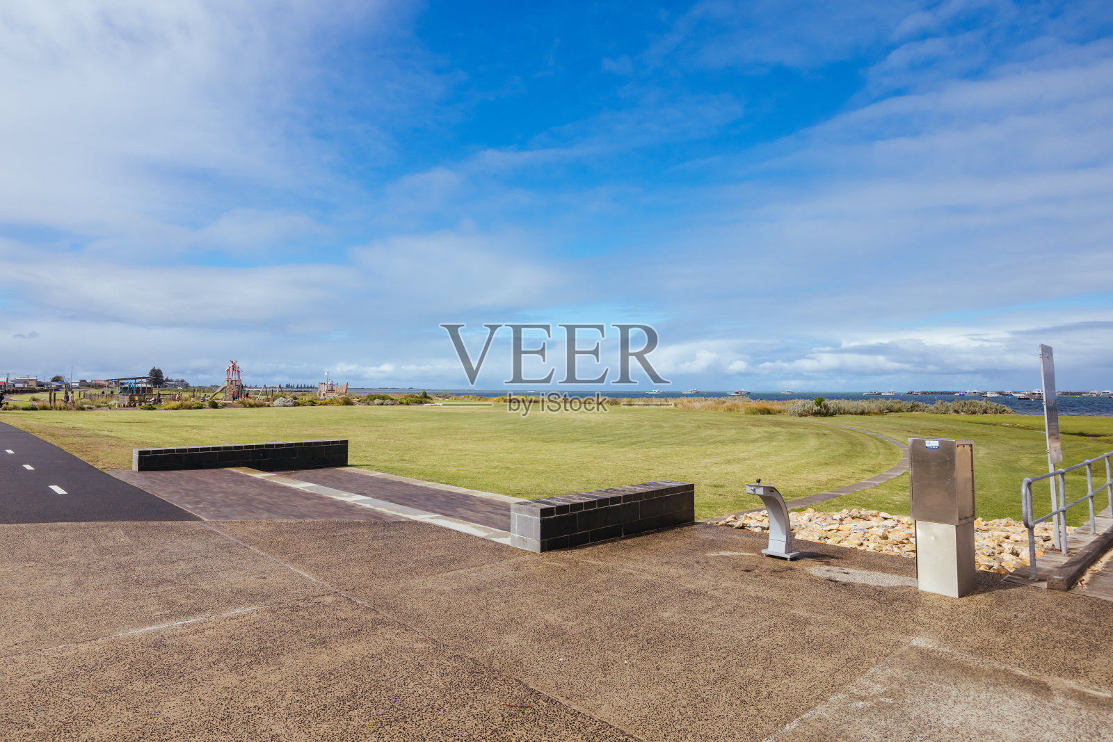 澳大利亚麦克唐纳港的历史小镇照片摄影图片