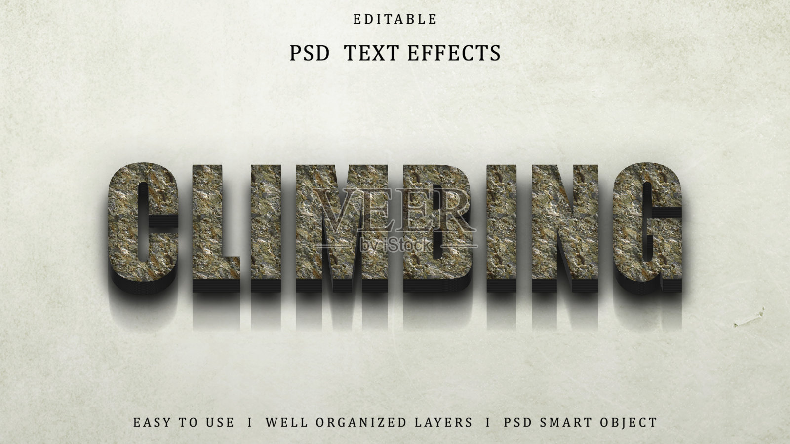 攀岩文字效果。照片摄影图片