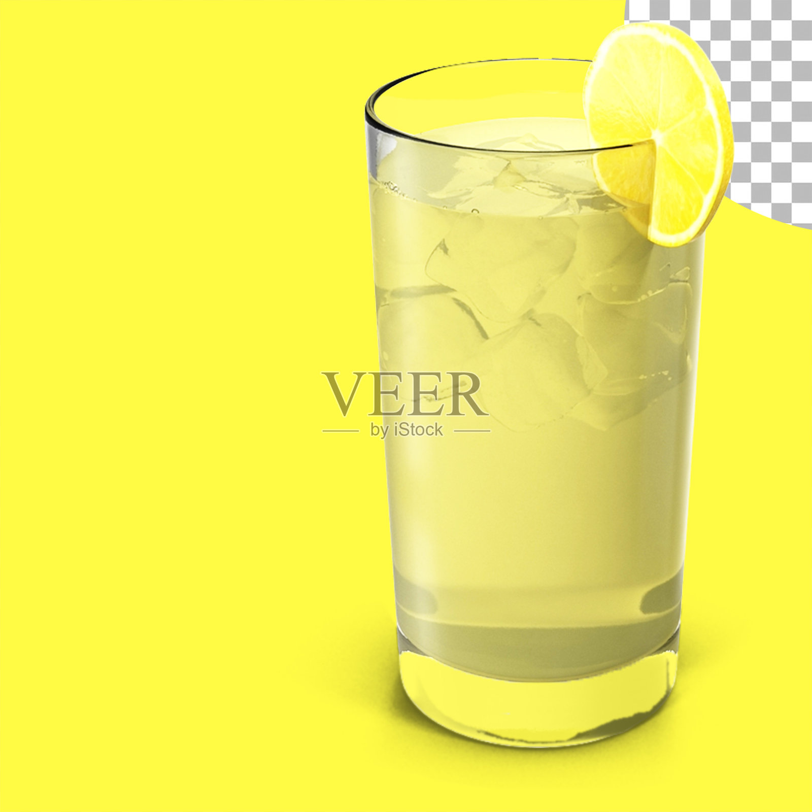 柠檬冰茶，夏日概念饮品。照片摄影图片