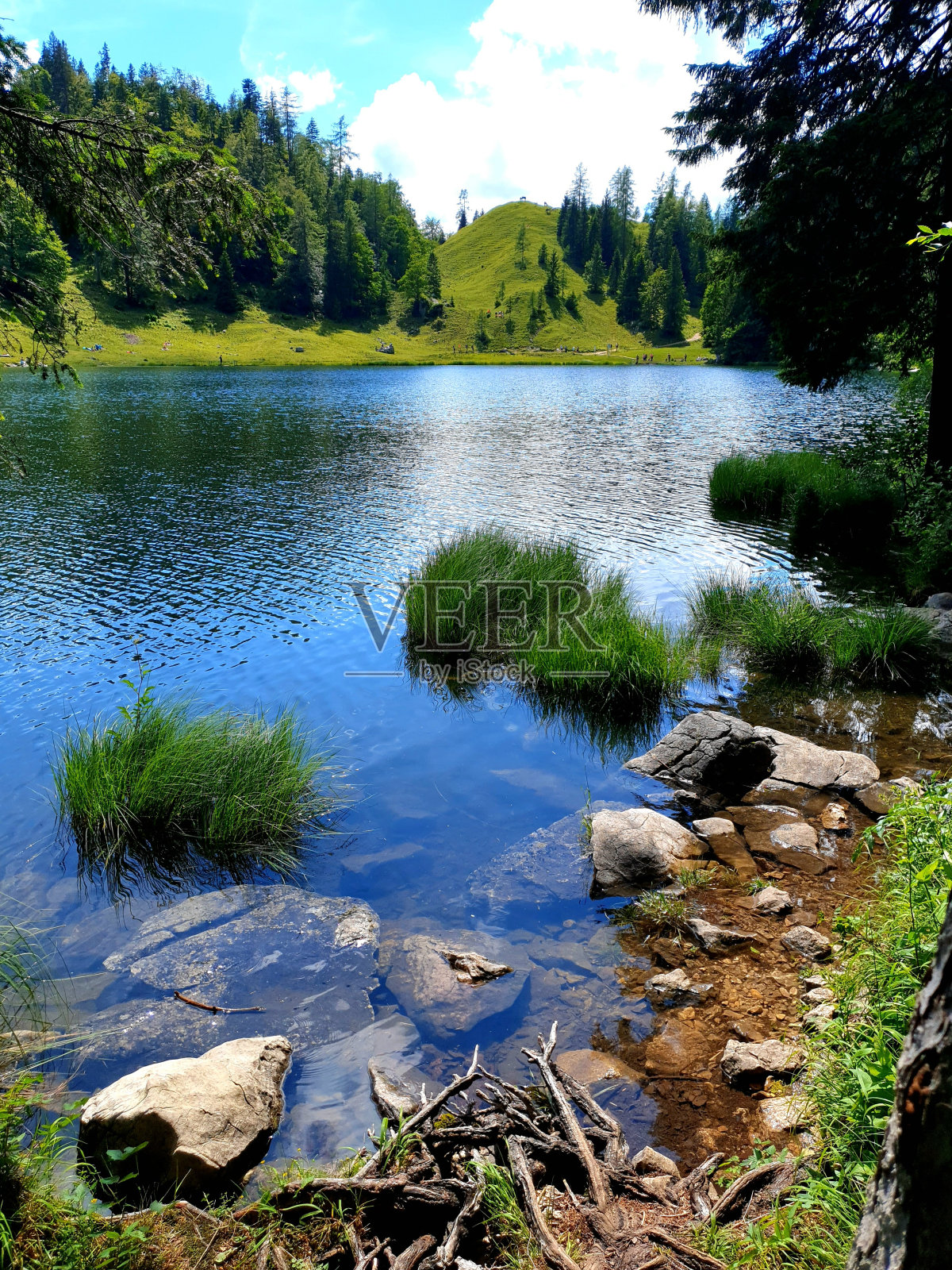 巴伐利亚的陶本湖照片摄影图片