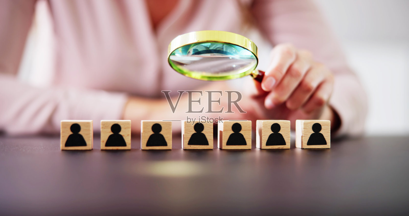 人力资源业务顾问招聘候选人照片摄影图片