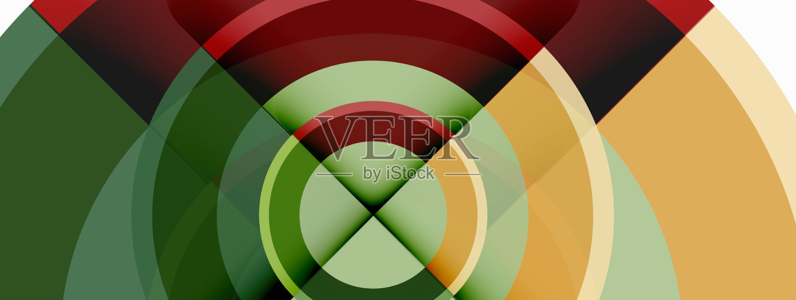 带阴影的圆圈时髦的最小几何插画图片素材