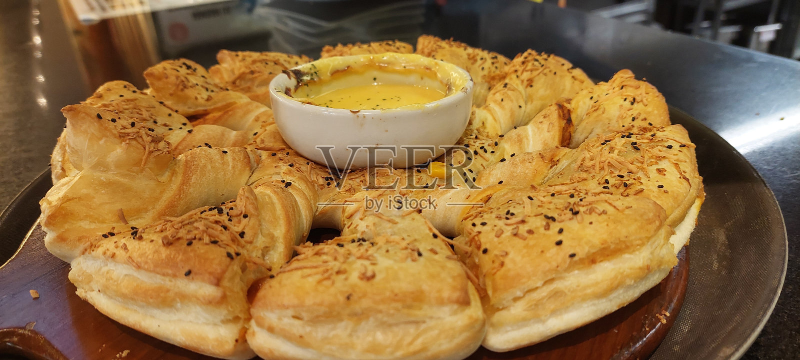 披萨Twist&Dip照片摄影图片