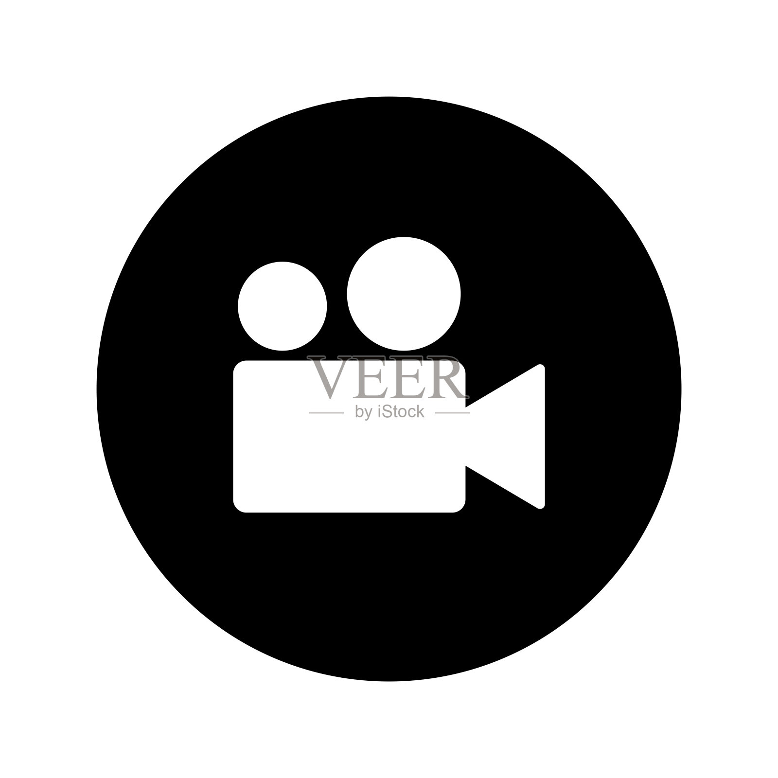 视频记录图标矢量图标素材