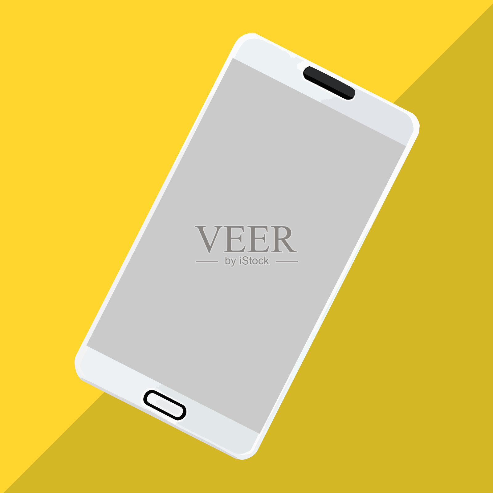 智能手机商务工作社交媒体矢量背景丰富多彩插画图片素材