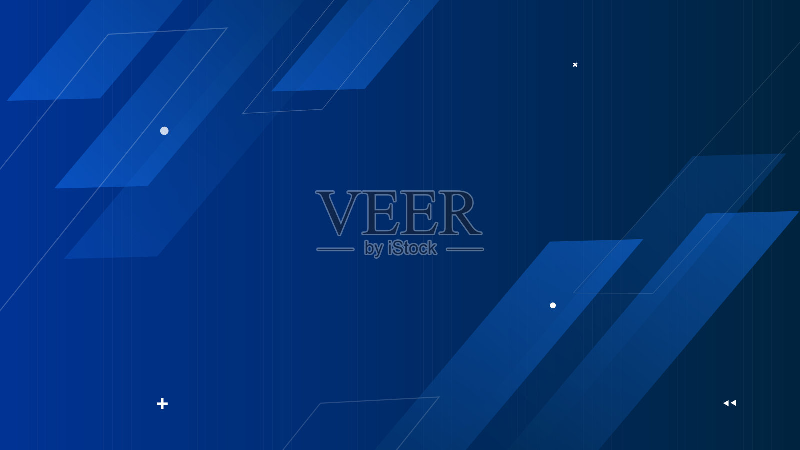 矢量设计抽象的蓝色方形eps背景。插画图片素材