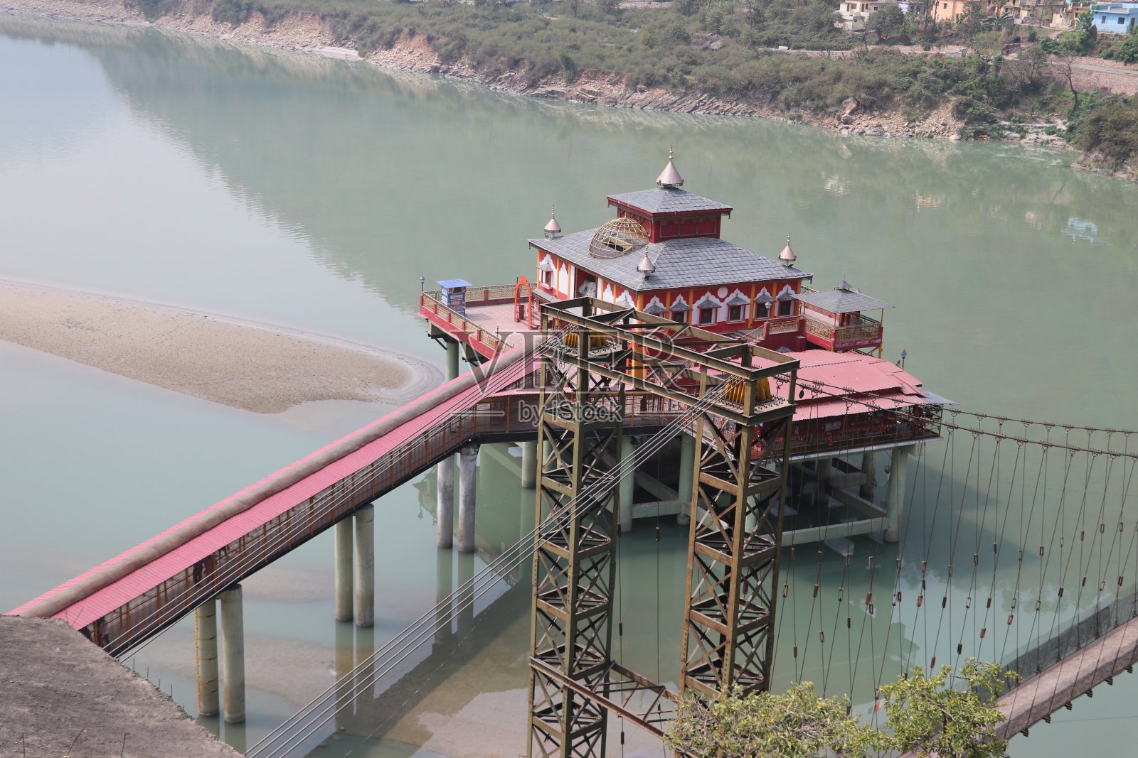 印度北阿坎德邦的达里神庙照片摄影图片