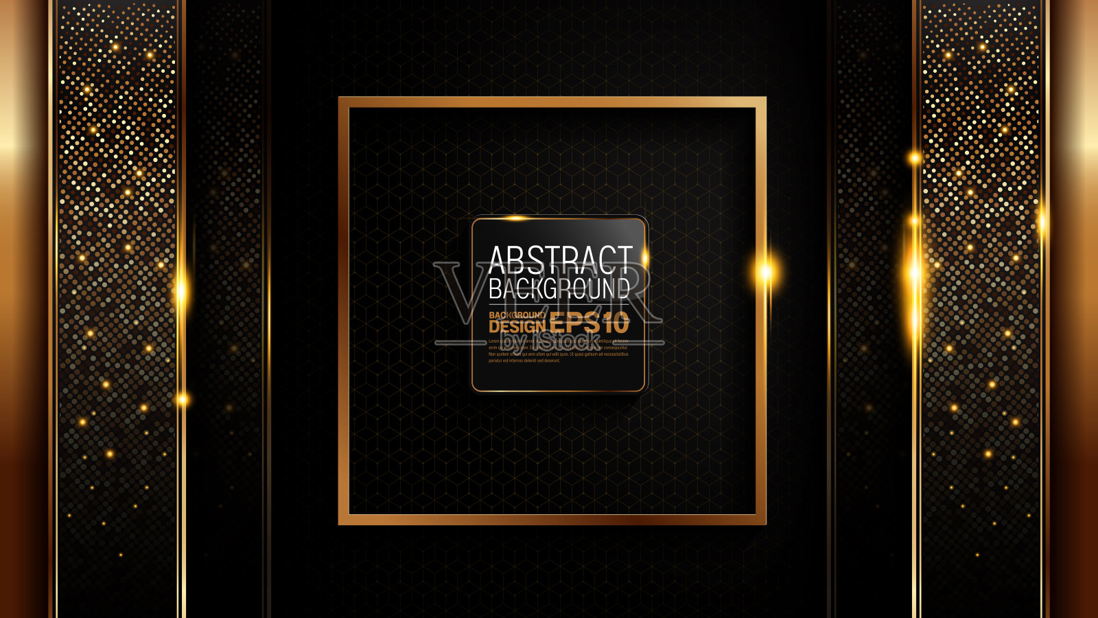 黑金背景29插画图片素材