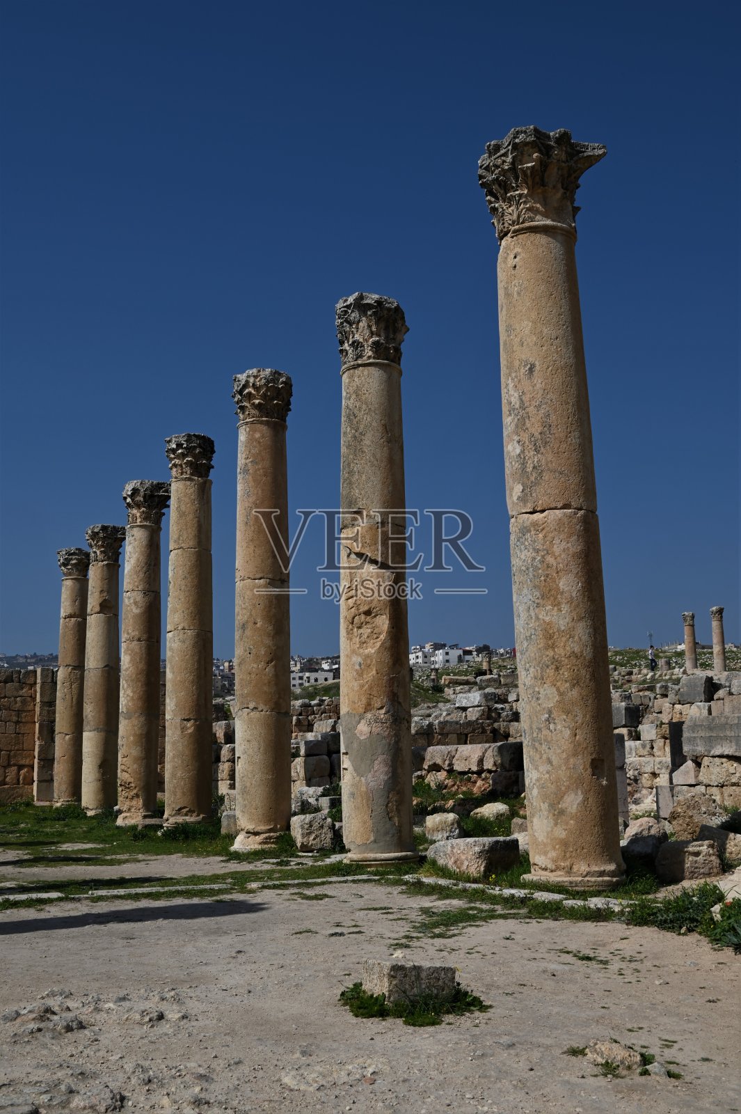 约旦地标-杰拉什照片摄影图片