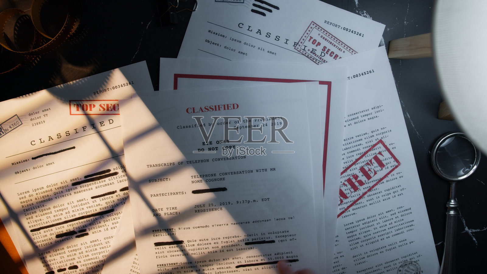 被列为最高机密的文件照片摄影图片