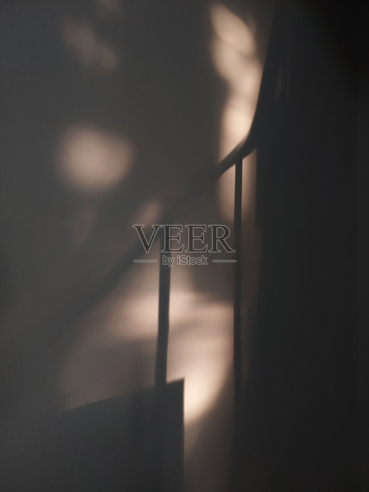 墙上抽象的影子。抽象的背景照片摄影图片