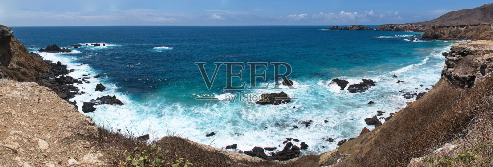 海岸的拉普拉塔岛，马纳比省，厄瓜多尔，南美照片摄影图片