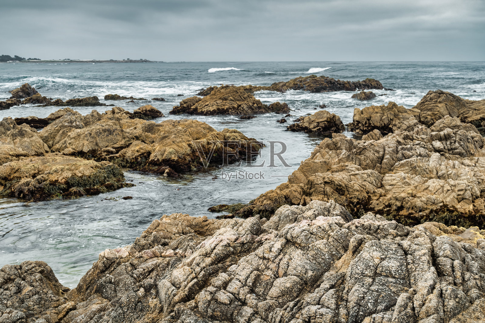 美国加州蒙特利海滩照片摄影图片