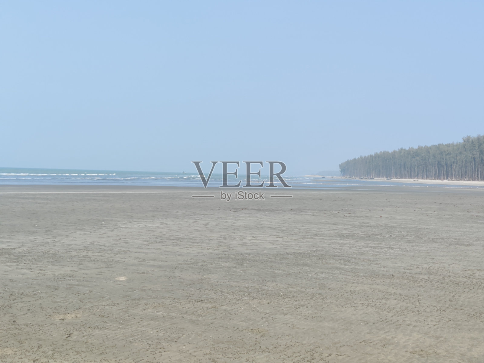 孟加拉国科克斯巴扎尔海滩的自然美景照片摄影图片