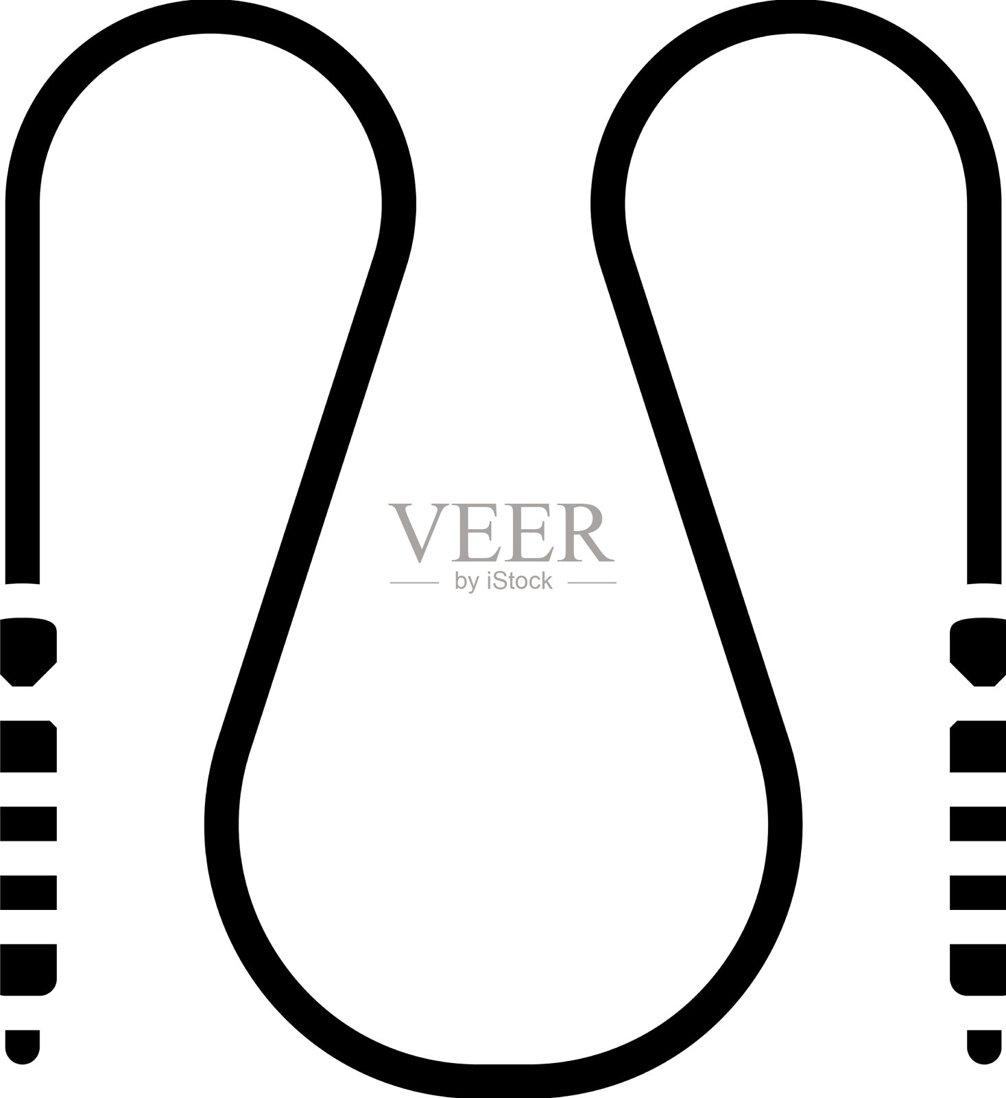 跳绳孩子有趣的字形图标设计元素图片