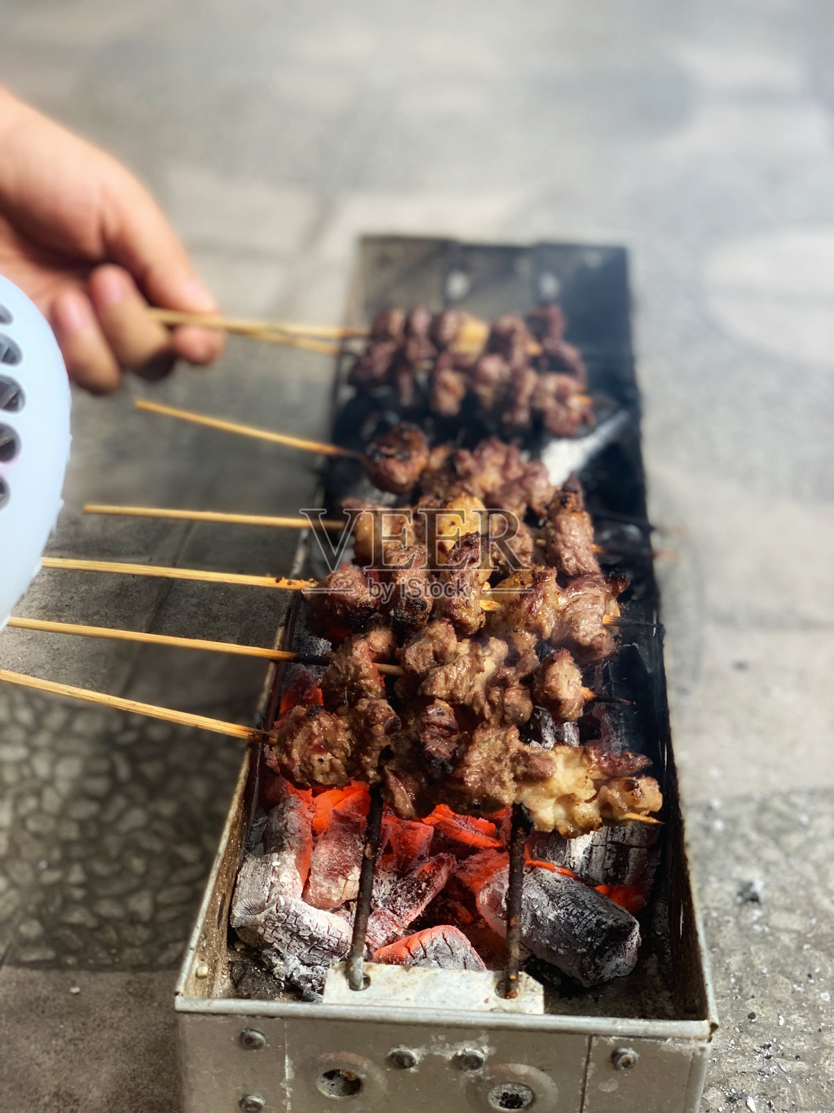 印尼沙爹鸡照片摄影图片