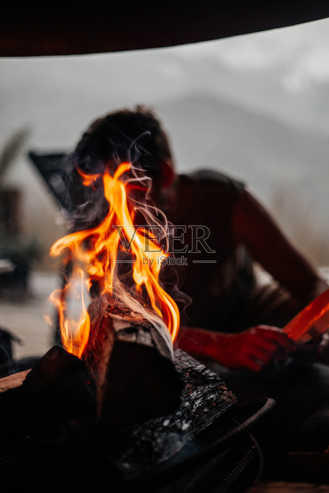 壁炉照片摄影图片