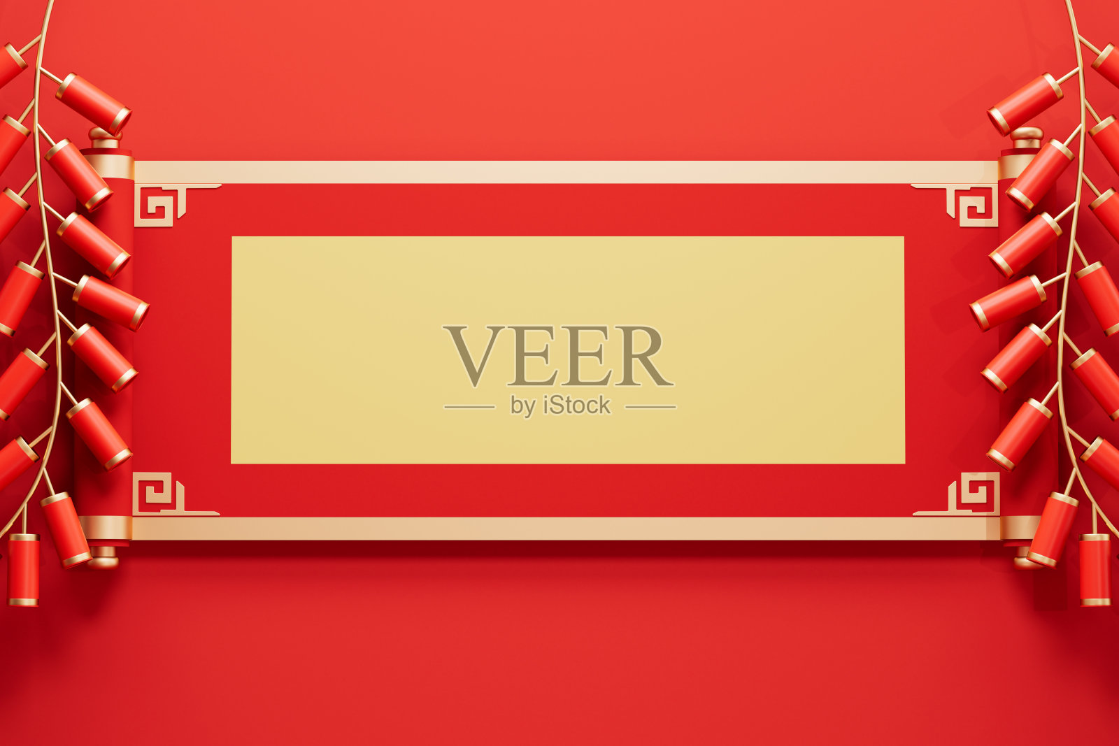 3d渲染中国风格背景照片摄影图片