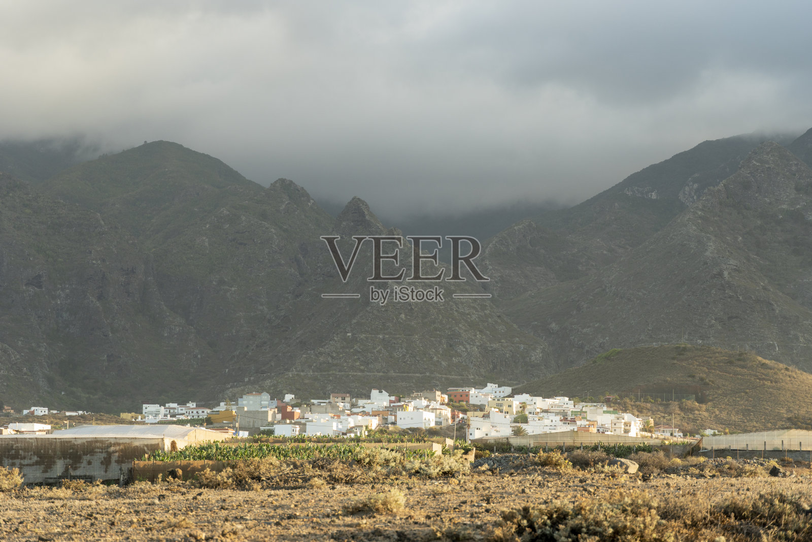 Charco de la Arana位于西班牙加那利群岛的特内里费岛照片摄影图片