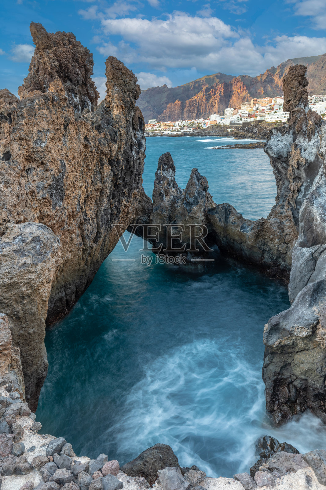 特内里费岛la Arena附近的Cueva la Vaca照片摄影图片