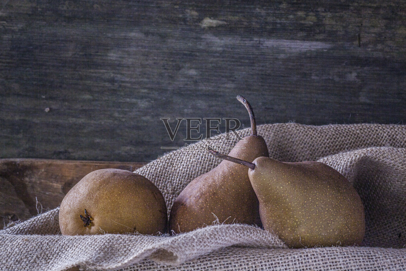 褐梨静物照片摄影图片