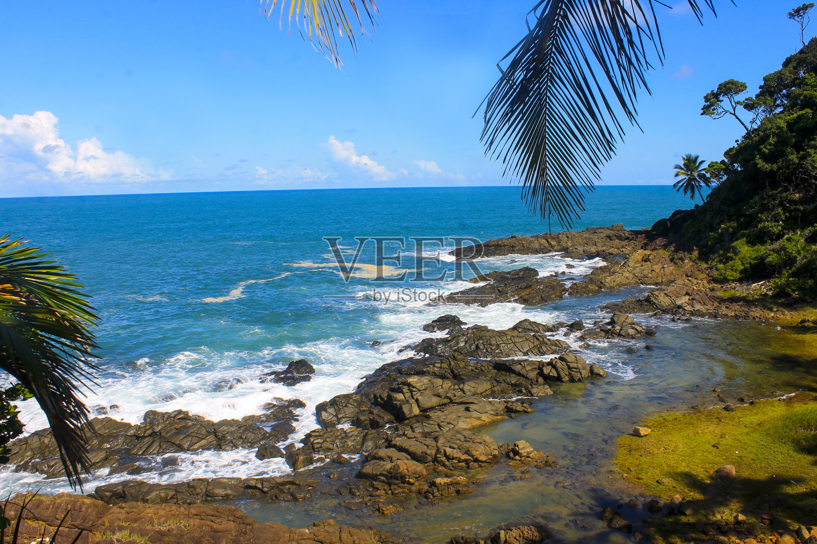 美丽的海滩照片摄影图片