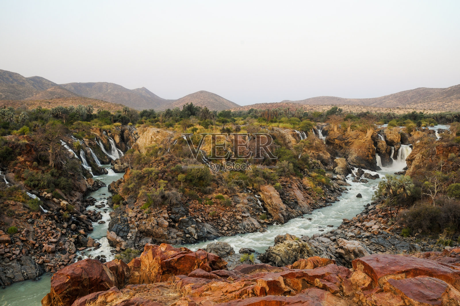 Epupa瀑布照片摄影图片