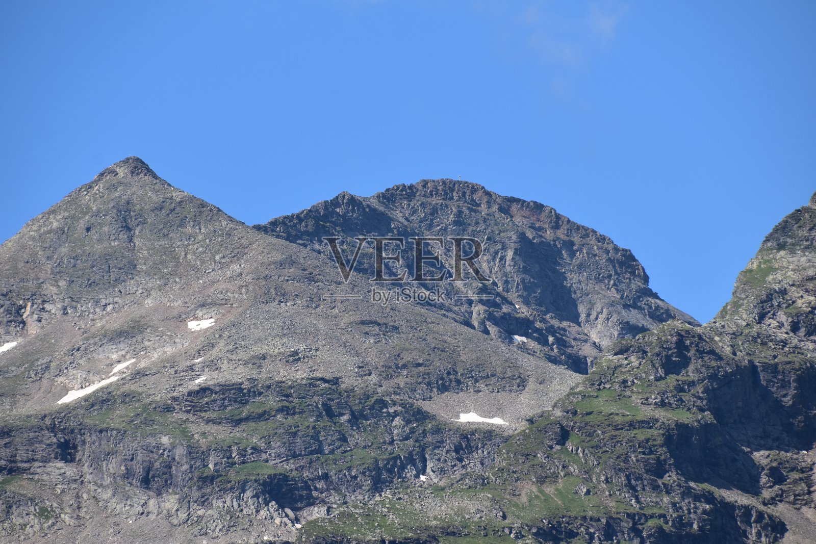 从施拉德明格陶伦的撒塔尔塔尔看，施泰尔利亚照片摄影图片