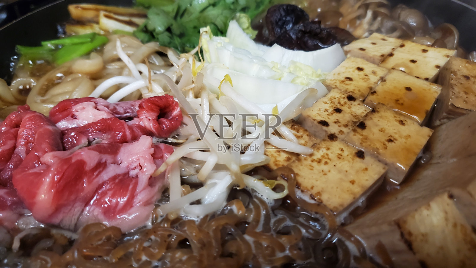 鸡素烧照片摄影图片