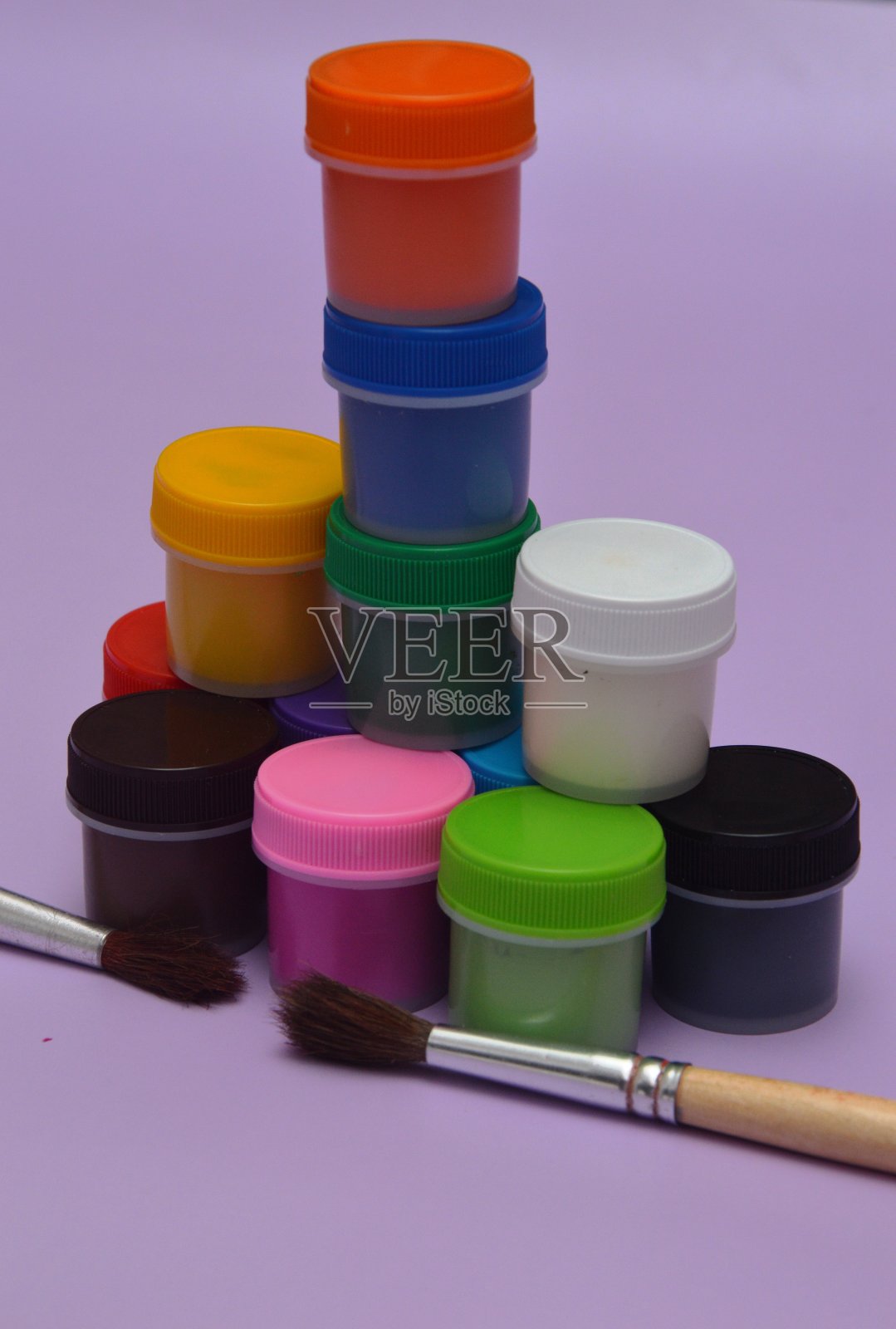 水彩画笔照片摄影图片