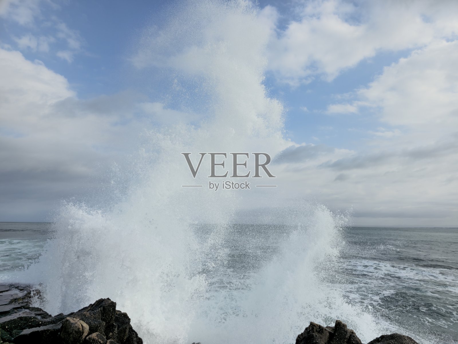 碎浪照片摄影图片