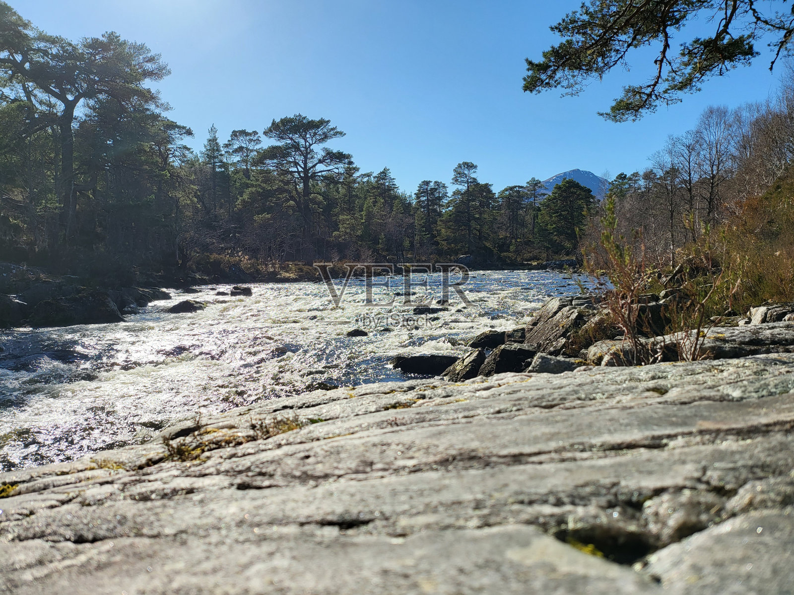 格伦非洲湖苏格兰卡尼什高地的湖泊照片摄影图片