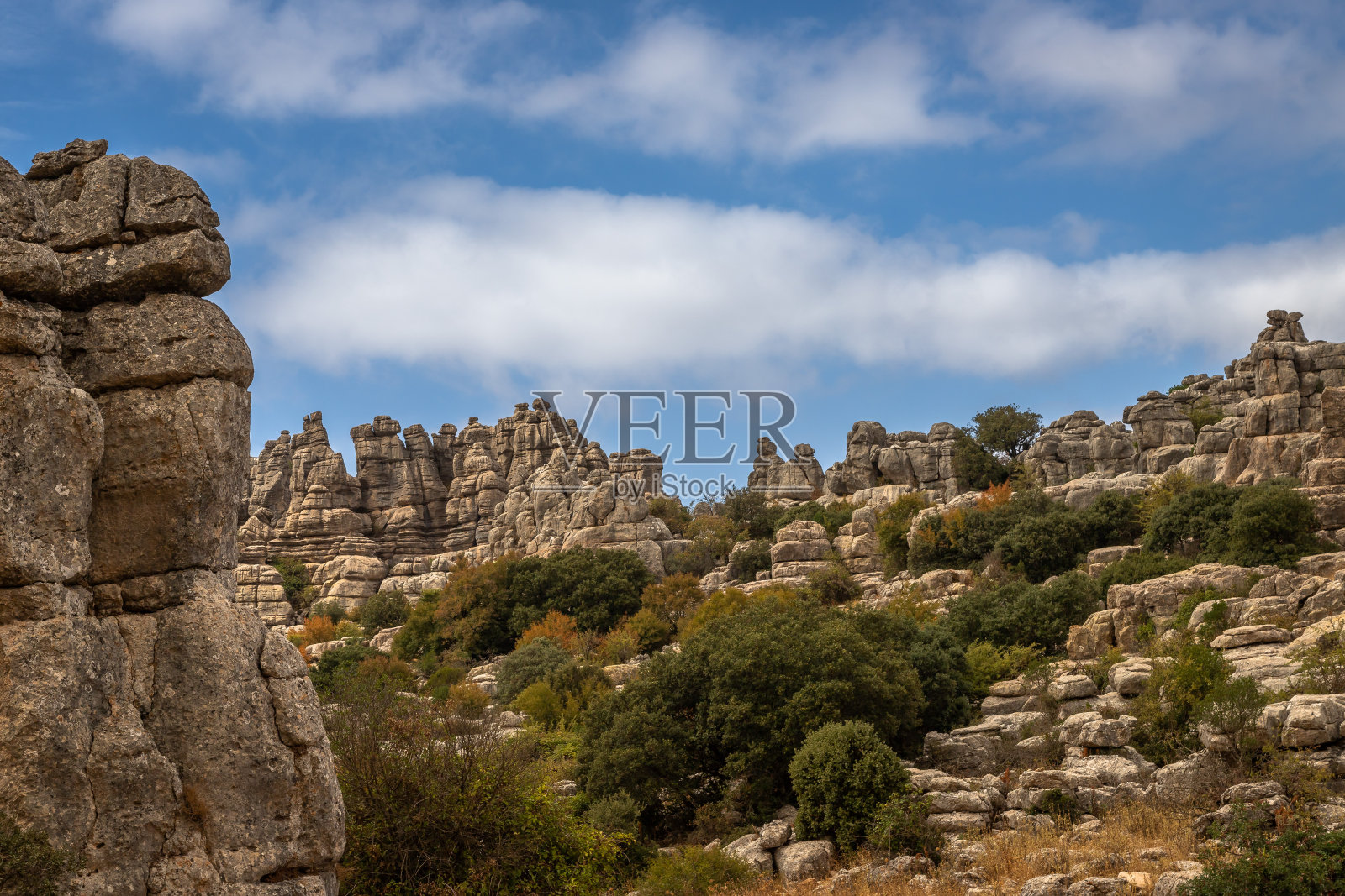 El Torcal de Antequera自然公园保护区照片摄影图片
