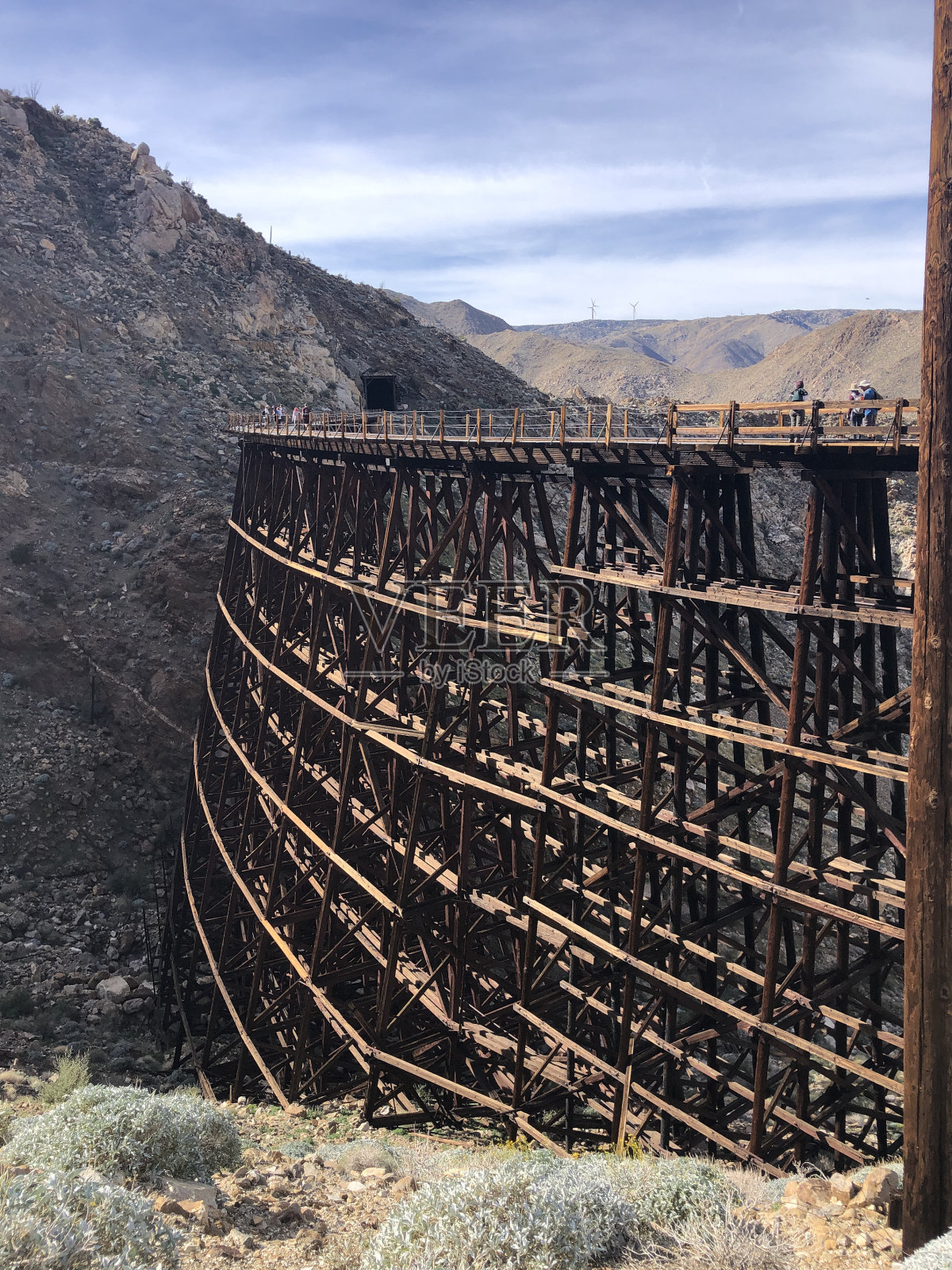 山羊峡谷栈桥照片摄影图片